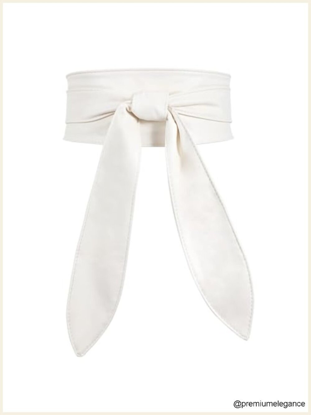PU Leather Obi Belt Wide Waist Wrap Belt for Dress Knotted Waistband